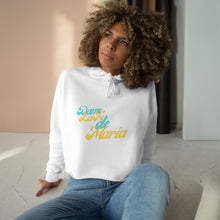 Load image into Gallery viewer, Dame La Fe De María Crop Hoodie