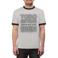 Load image into Gallery viewer, Todo Estará Bien Unisex Ringer Tee