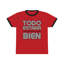 Load image into Gallery viewer, Todo Estará Bien Unisex Ringer Tee