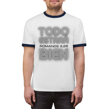 Load image into Gallery viewer, Todo Estará Bien Unisex Ringer Tee